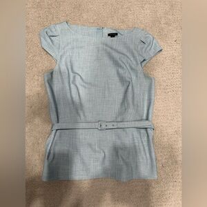 Ann Taylor belted peplum top
